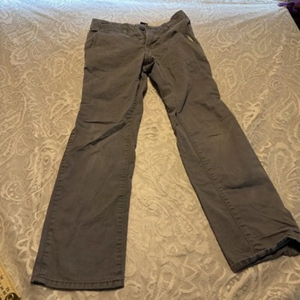 Gap Kids  Chino Pants Size 10 Straight Leg Easy Fit Gray 24/23